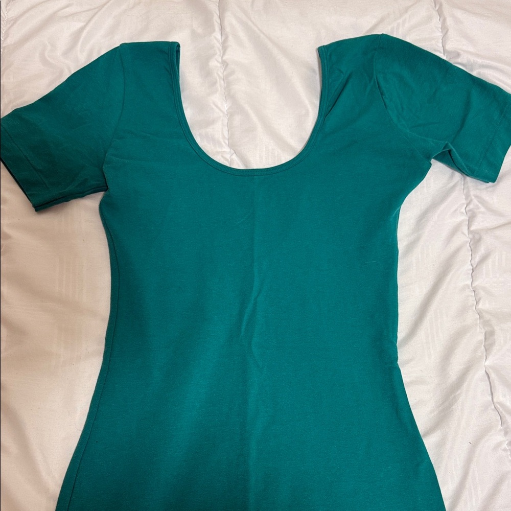 Green Bodycon Mini Dress - Picture 6 of 8
